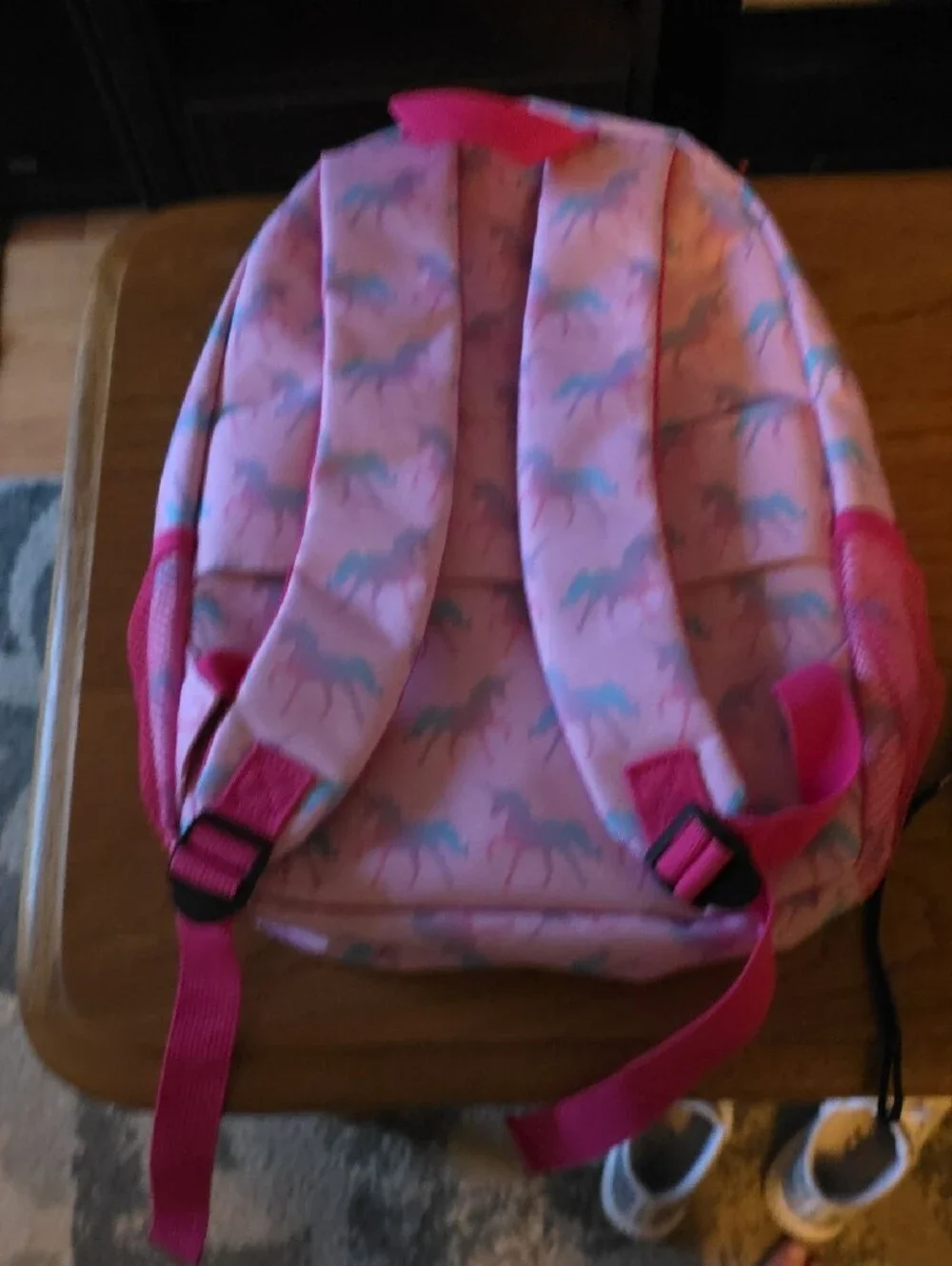 Kids Pink Unicorn Print Backpack - Cute School Bag